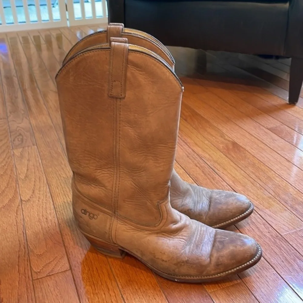 🪡 Dingo tan western boots